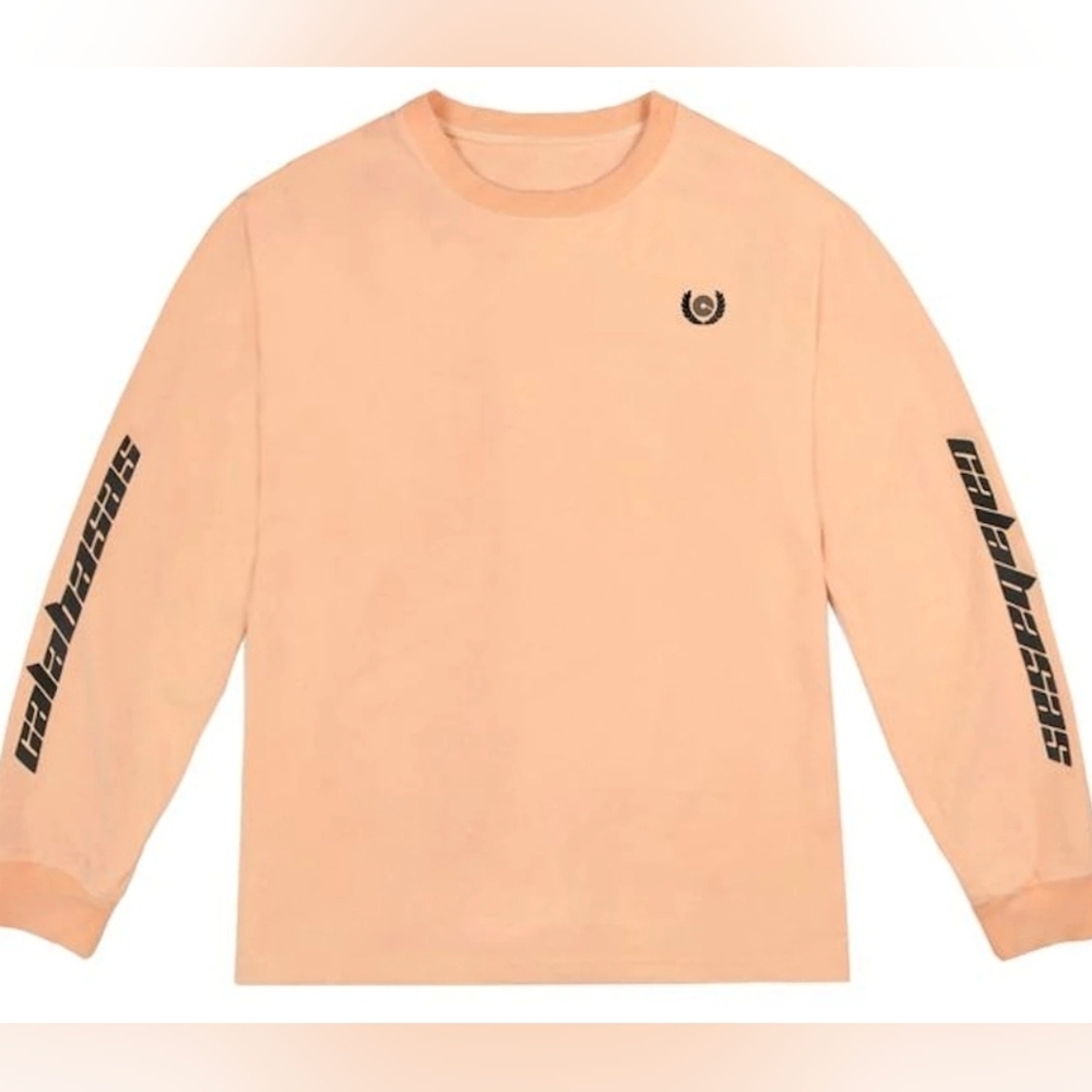 Calabasas Yeezy Neon Orange Long Sleeve Graphic Tee XL